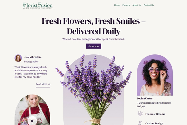 Florist Web Design